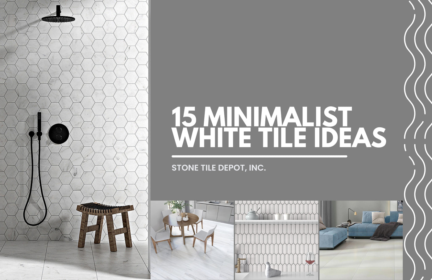 15 Minimalist White Tile Ideas