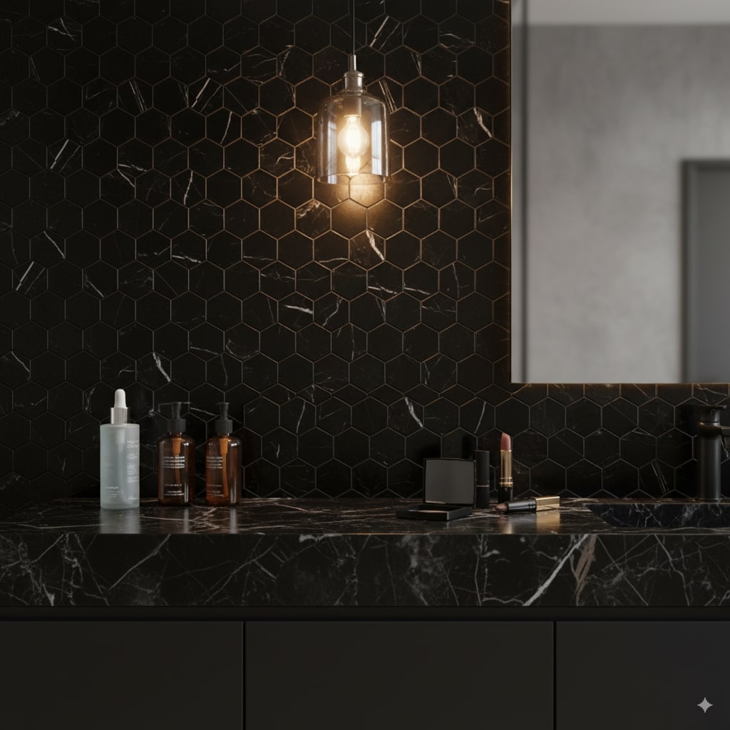 Get Ready to Create a New Board: Hexagon Tile Backsplash Inspiration