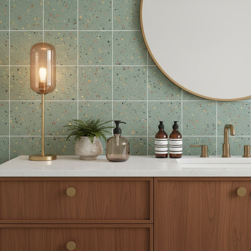 Terrazzo Tile Bathroom Trend: Catch It Now with Special Prices