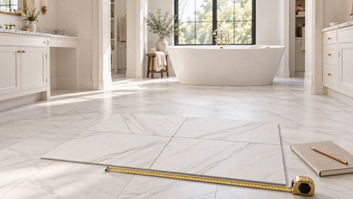 How Much Tile Do I Need? Square Feet, Boxes and Overage by Layout