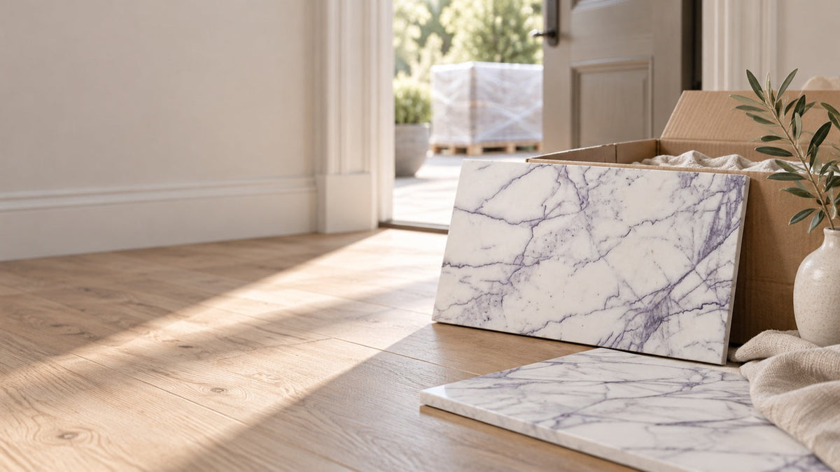 How to Buy Tile Online: Samples, Boxes, Freight and Returns