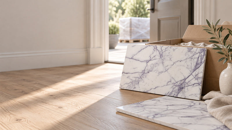 How to Buy Tile Online: Samples, Boxes, Freight Delivery and Returns