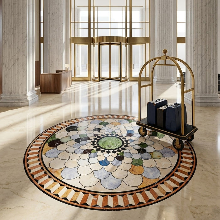 How to Choose the Perfect Marble Medallion for Your Entryway?