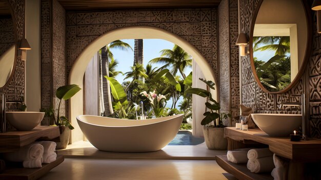 Natural Stone Bathroom: Create Bali Vibes on a Budget