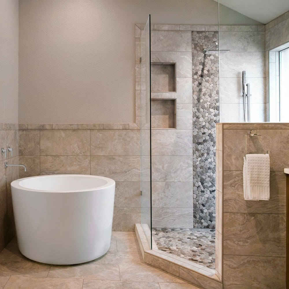 Pebble Tile Shower Floor 101: How To Use Them?