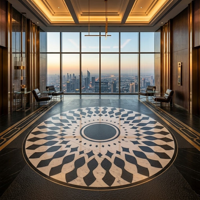 How Do You Know If You Should Choose Round or Square Floor Medallions?