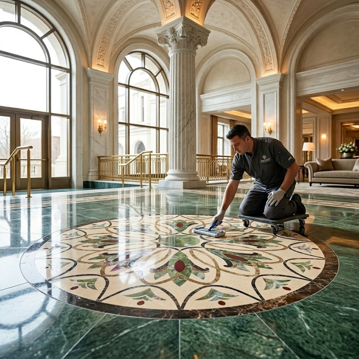 Installation Guide: How to Install Aluminum Backed Floor Medallions?