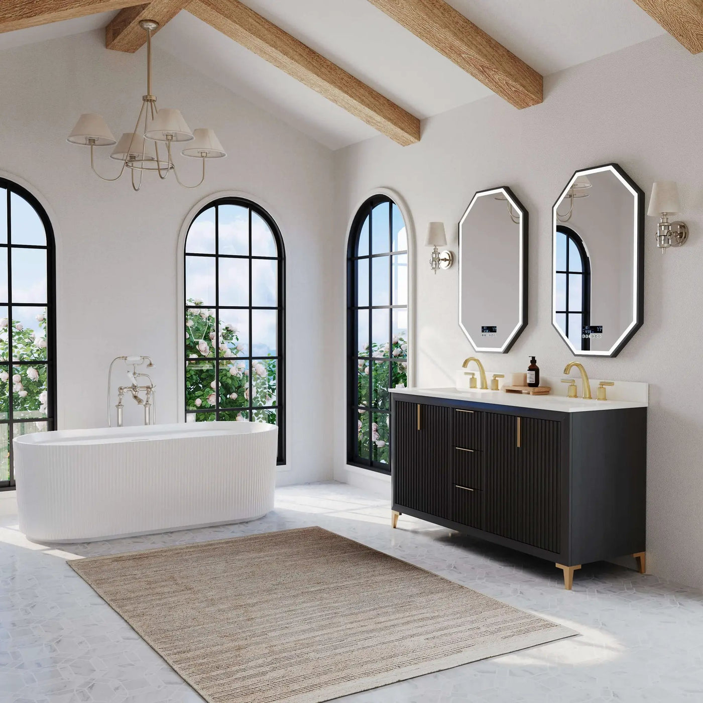 Turlington 60" Bath Vanity Set by Ancerre Designs