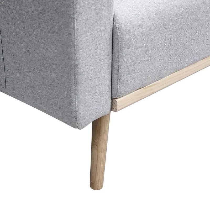 Easton - Fabric Sofa With USB Charging Ports Pockets And Pillows by HouseOfZazla
