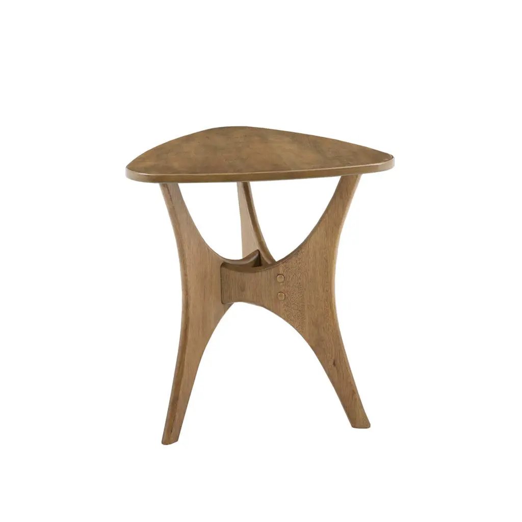 Triangle Wood Side Table by BLAKHOM