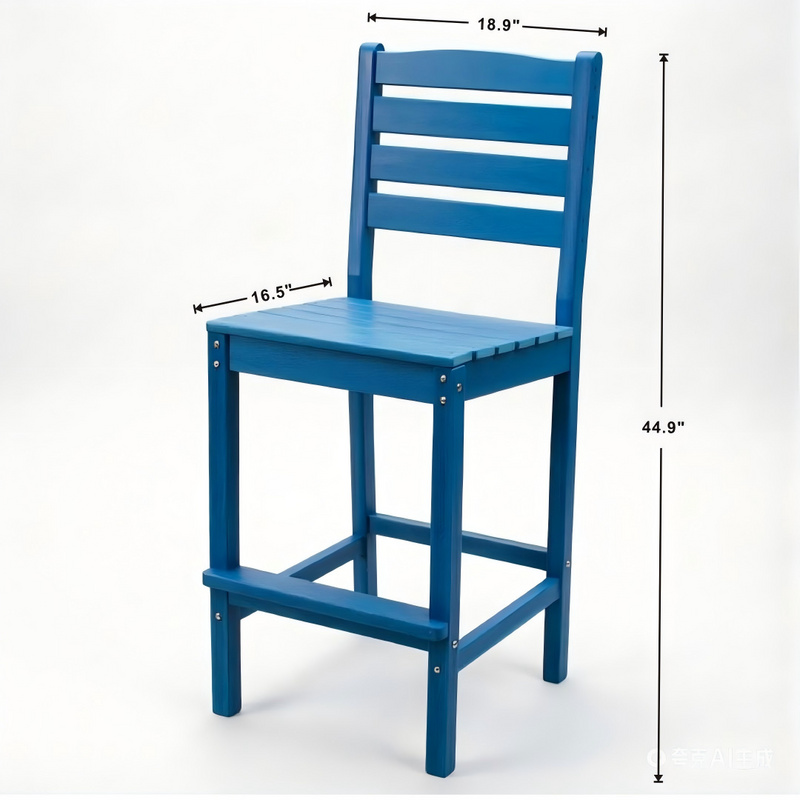 Outdoor Patio Bar Height Chair by HouseOfZazla