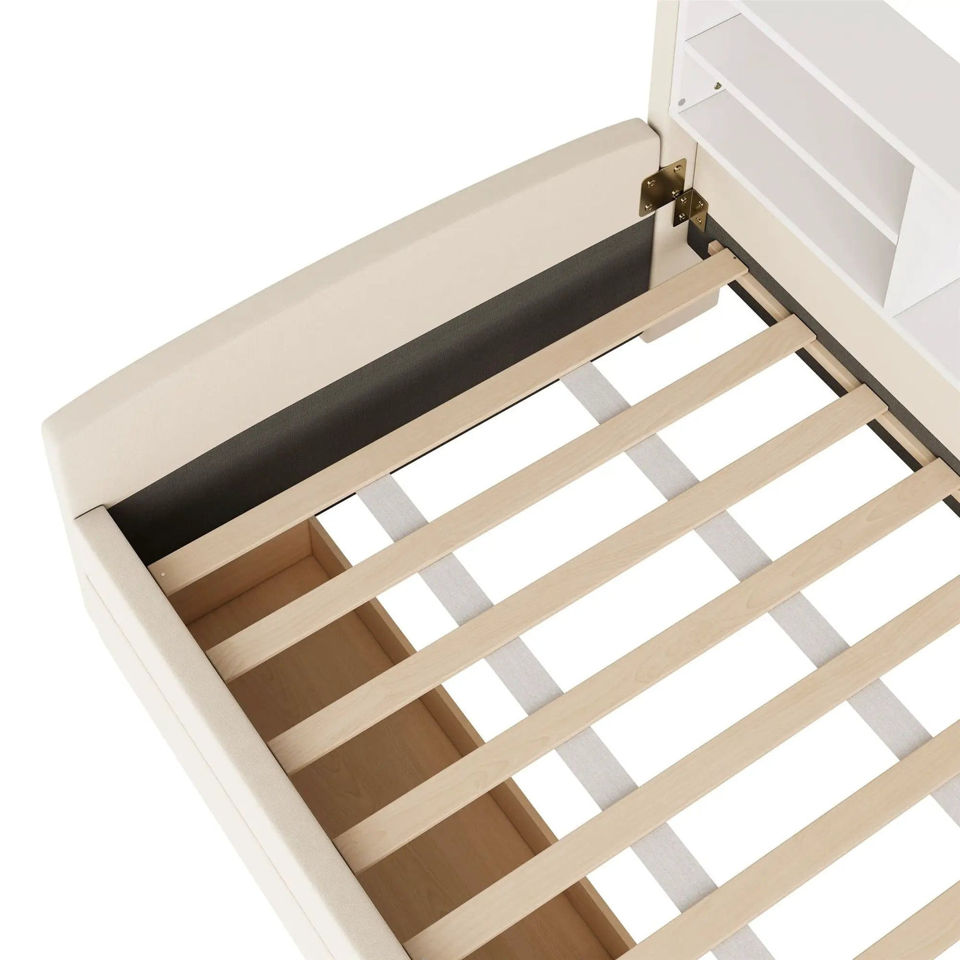 Luxurious Upholstered Platform Bed With Storage Drawers by HouseOfZazla