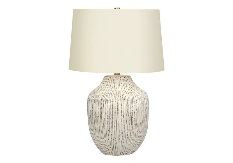 Lighting, Table Lamp, Ceramic, Transitional - Cream by HouseOfZazla