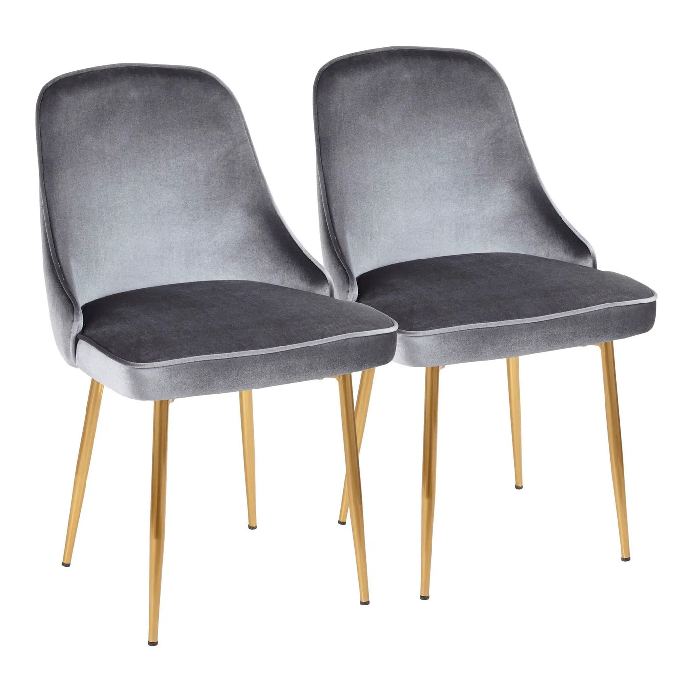 Marcel - Contemporary / Glam Dining Chair (Set of 2) by HouseOfZazla
