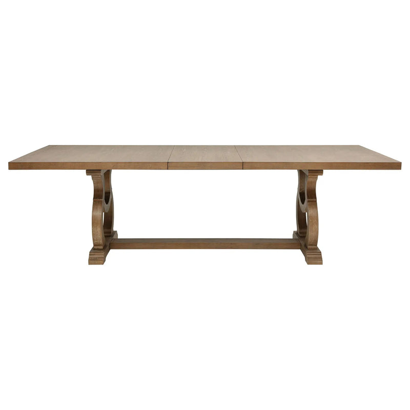 Brockway 7-piece Extension Leaf Dining Set Barley Brown by Unique Piece Furniture