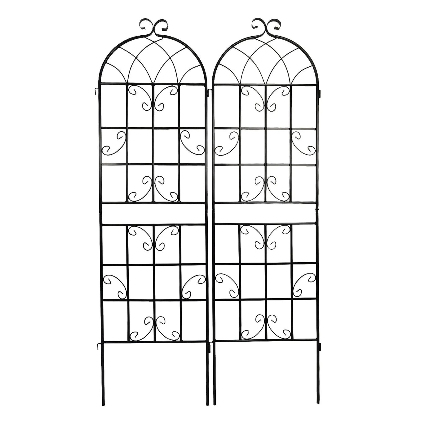 Metal Garden Rustproof Trellis For Climbing Plants Outdoor Flower Support by HouseOfZazla