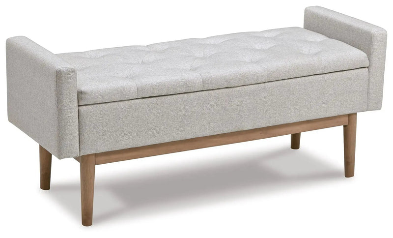 Briarson - Storage Bench - Beige / Brown by Unique Piece Furniture