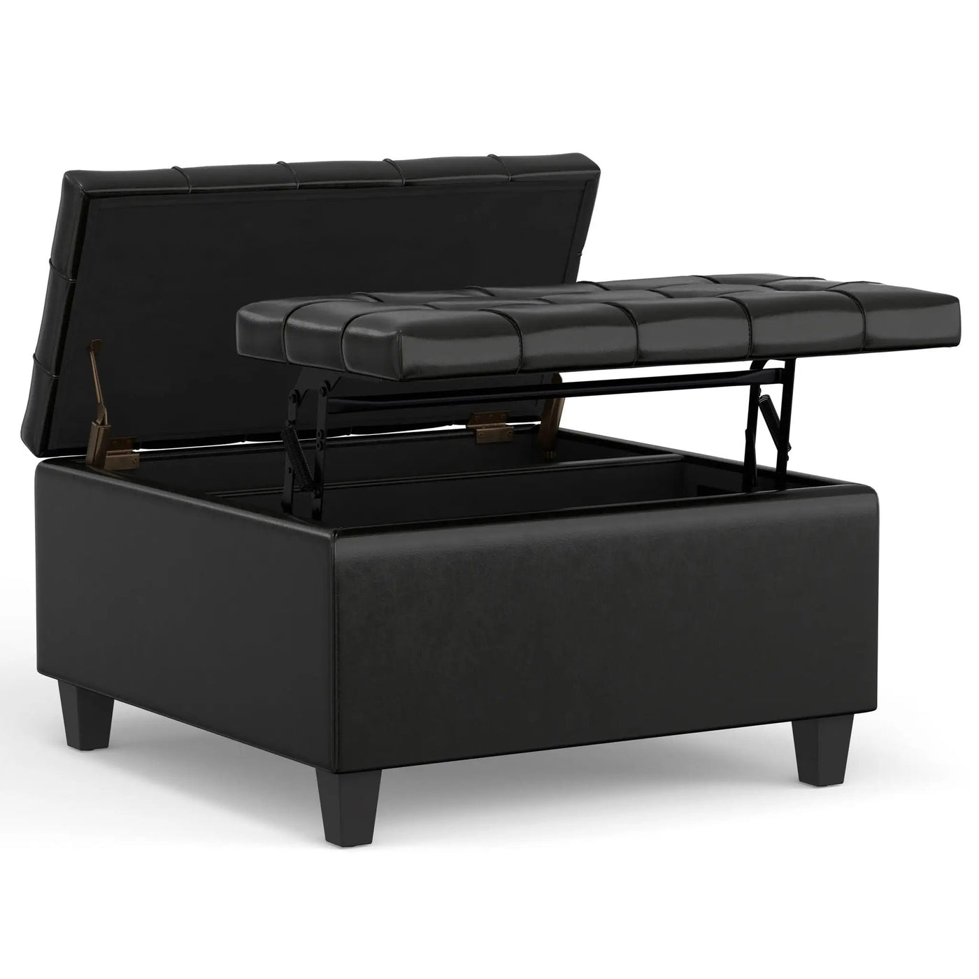 Harrison - Upholstered Coffee Table Storage Ottoman by HouseOfZazla