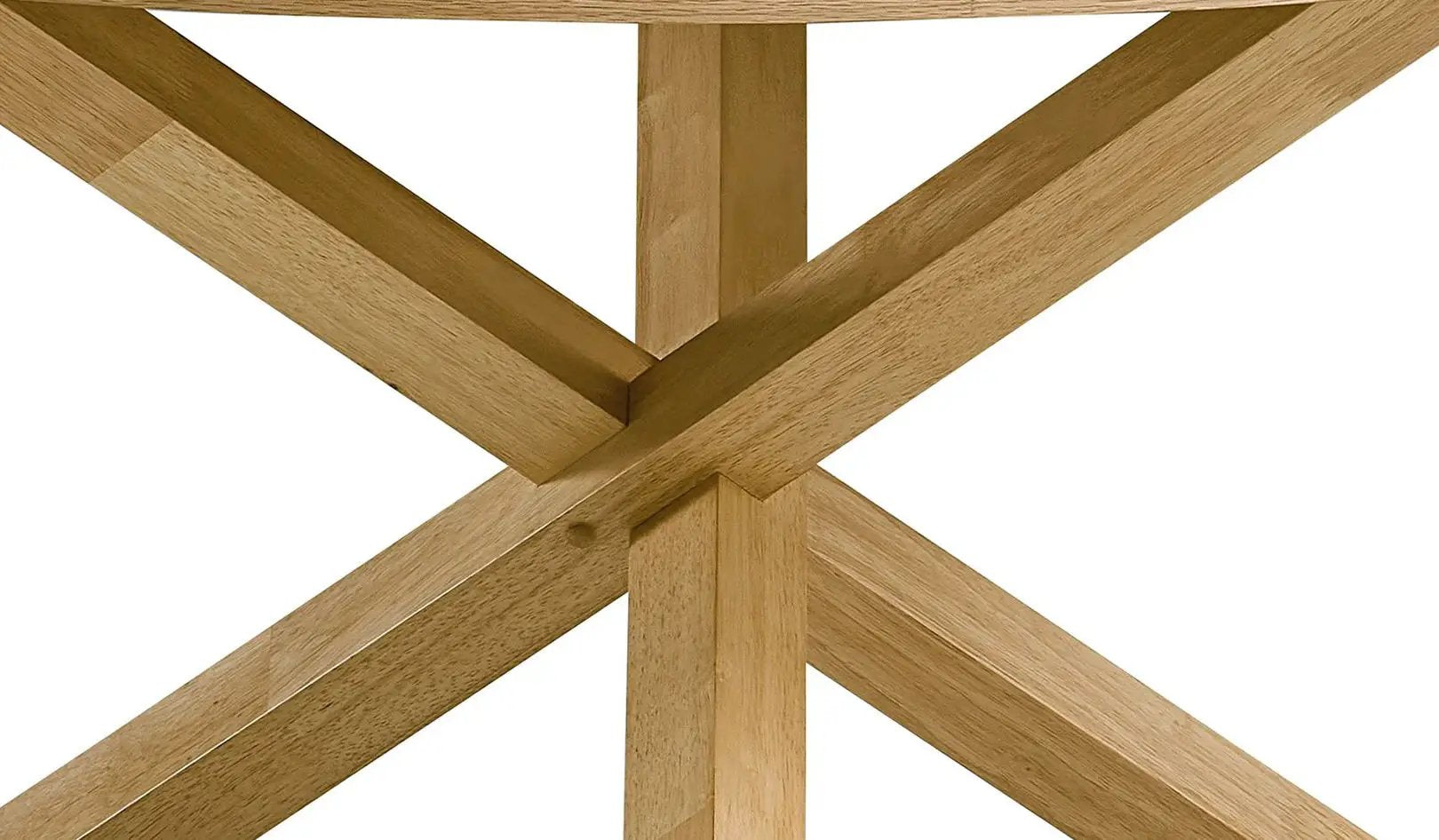 Kasem Round Dining Table - Oak by HouseOfZazla