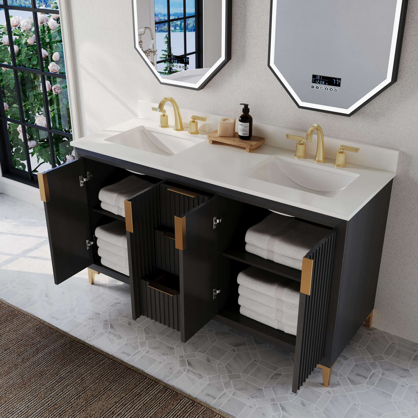 Turlington 60" Bath Vanity Set by Ancerre Designs