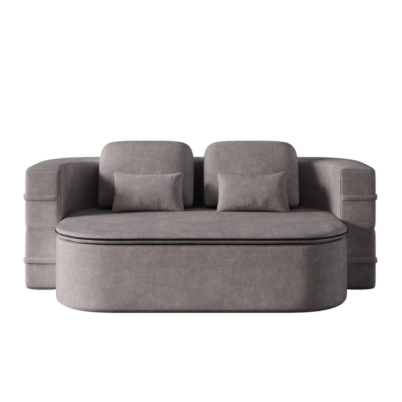 2 In 1 Foldable Sofa Bed With Multi Functional Blanket, Floor Lounge Sofa by HouseOfZazla