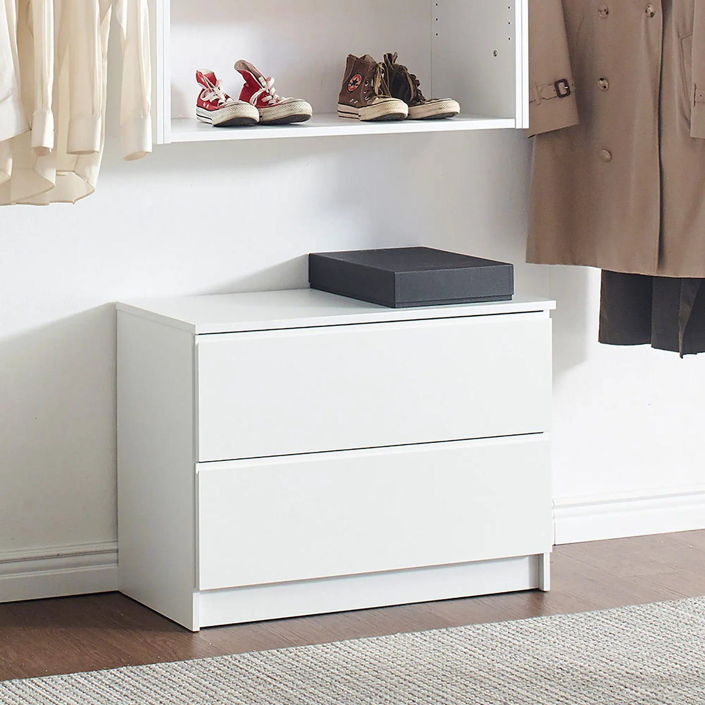 Devi - Wall Mounted Closet System With Modular Units by HouseOfZazla