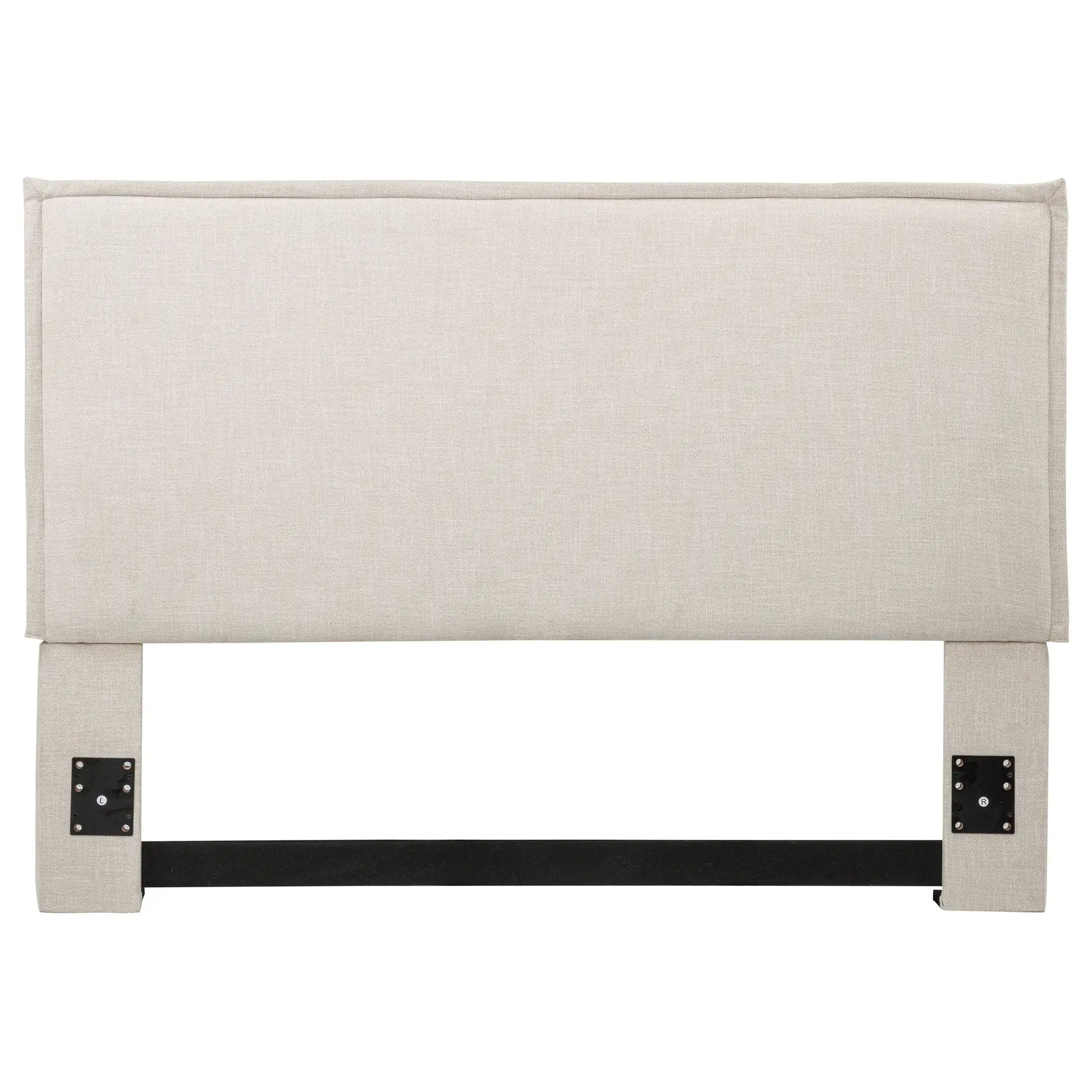 Izzy Upholstered Queen or Full Panel Headboard Sand by Unique Piece Furniture
