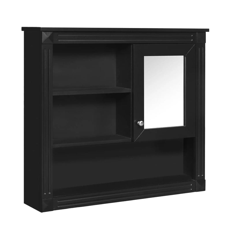 Wall-Mounted Bathroom Cabinet with Mirror and Adjustable Shelves by HouseOfZazla