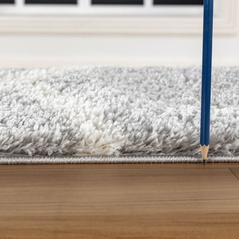 Loft Shag - 5' 3" X 7' Shaggy Area Rug - Gray by HouseOfZazla