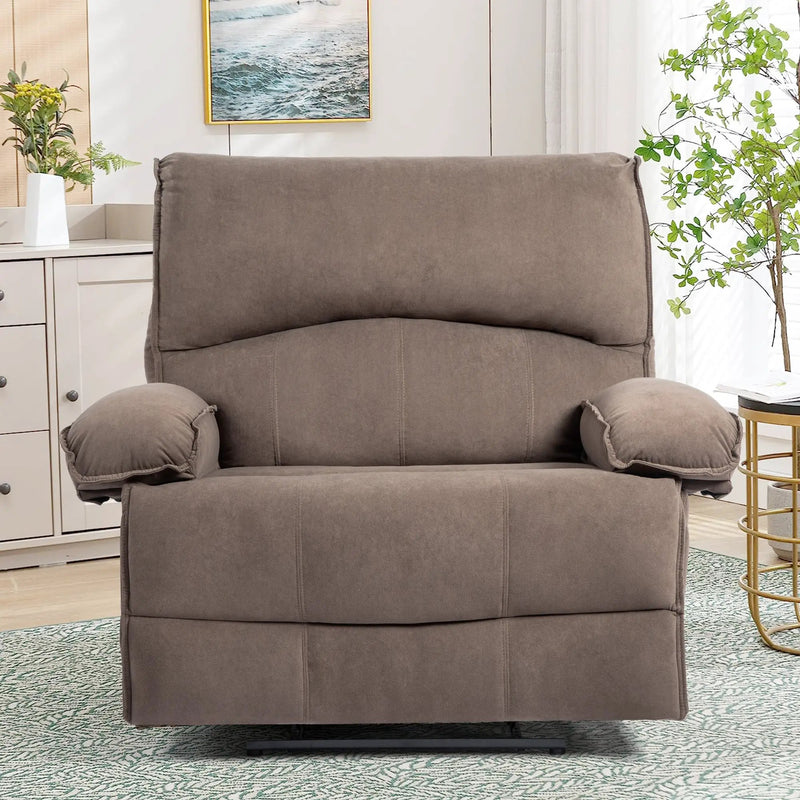 Oversized Manual Recliner Chair Sofa for Living Room by HouseOfZazla