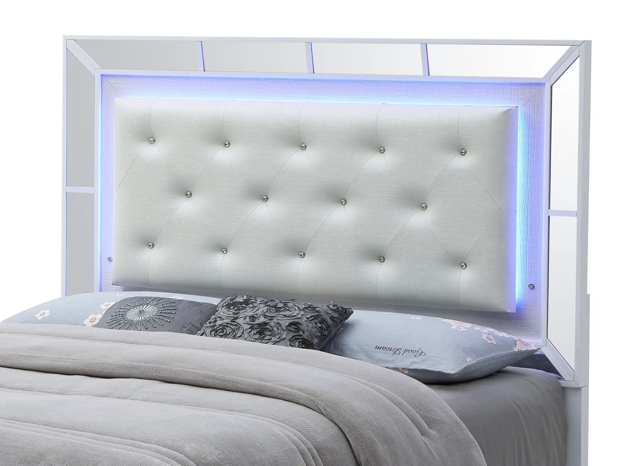 Elegant Modern Contemporary Bed by Unique Piece Furniture
