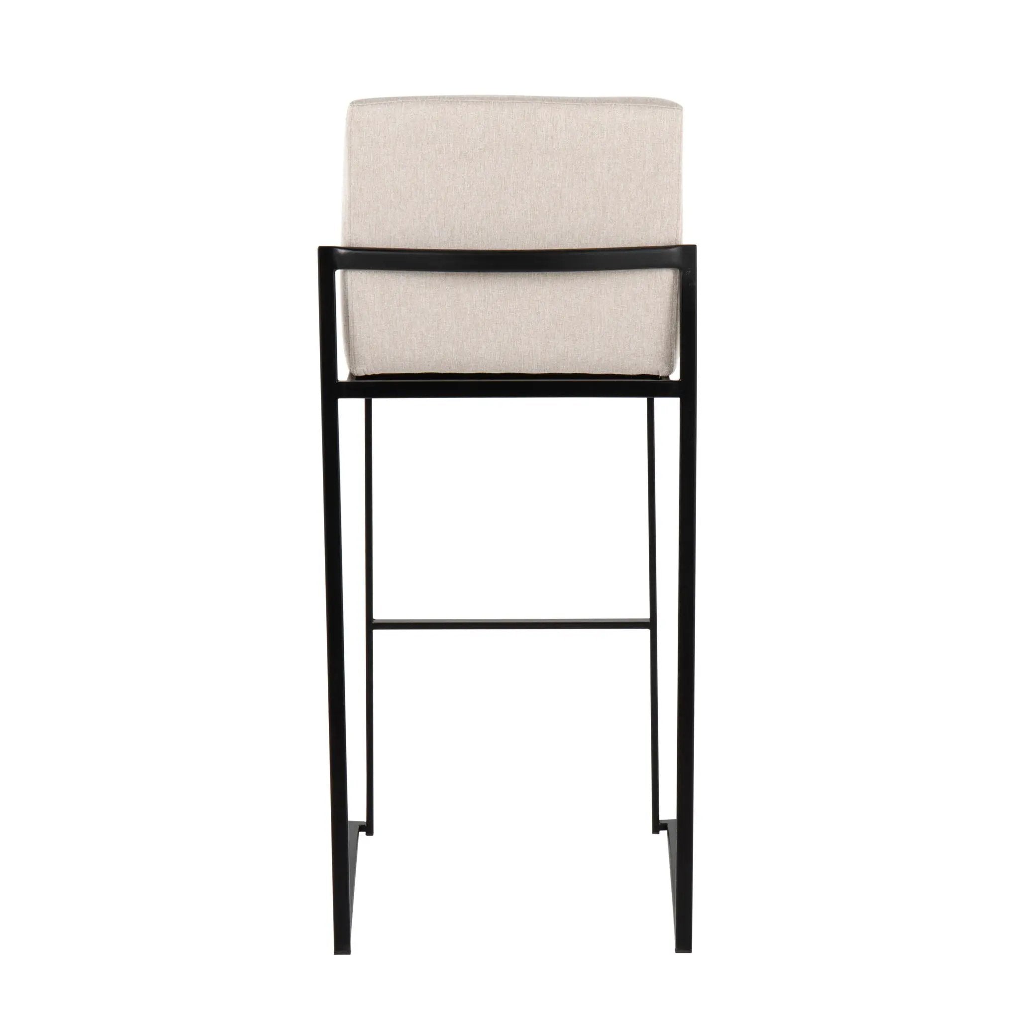 Fuji - Contemporary High Back Barstool Elegant Design by Unique Piece Furniture