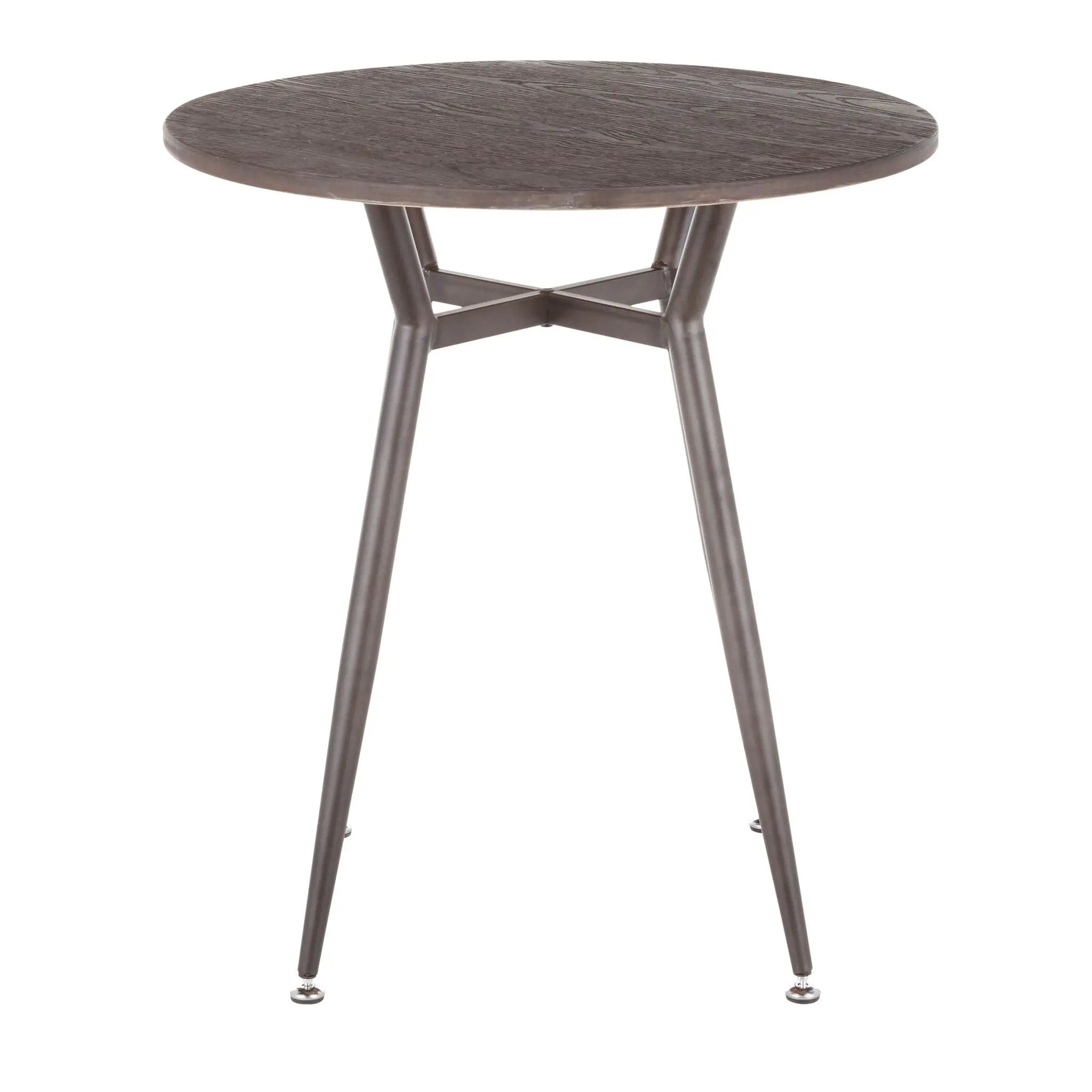 Clara - Industrial Round Dinette Table by HouseOfZazla