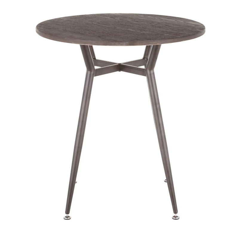 Clara - Industrial Round Dinette Table by HouseOfZazla