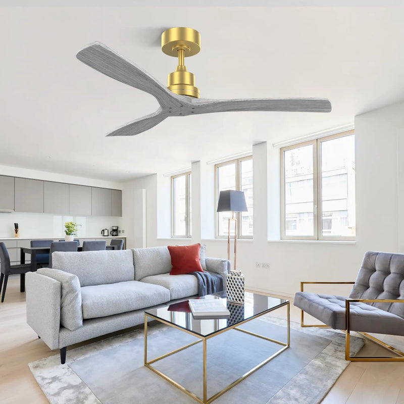 52 Inch Indoor Ceiling Fan Without Light by HouseOfZazla
