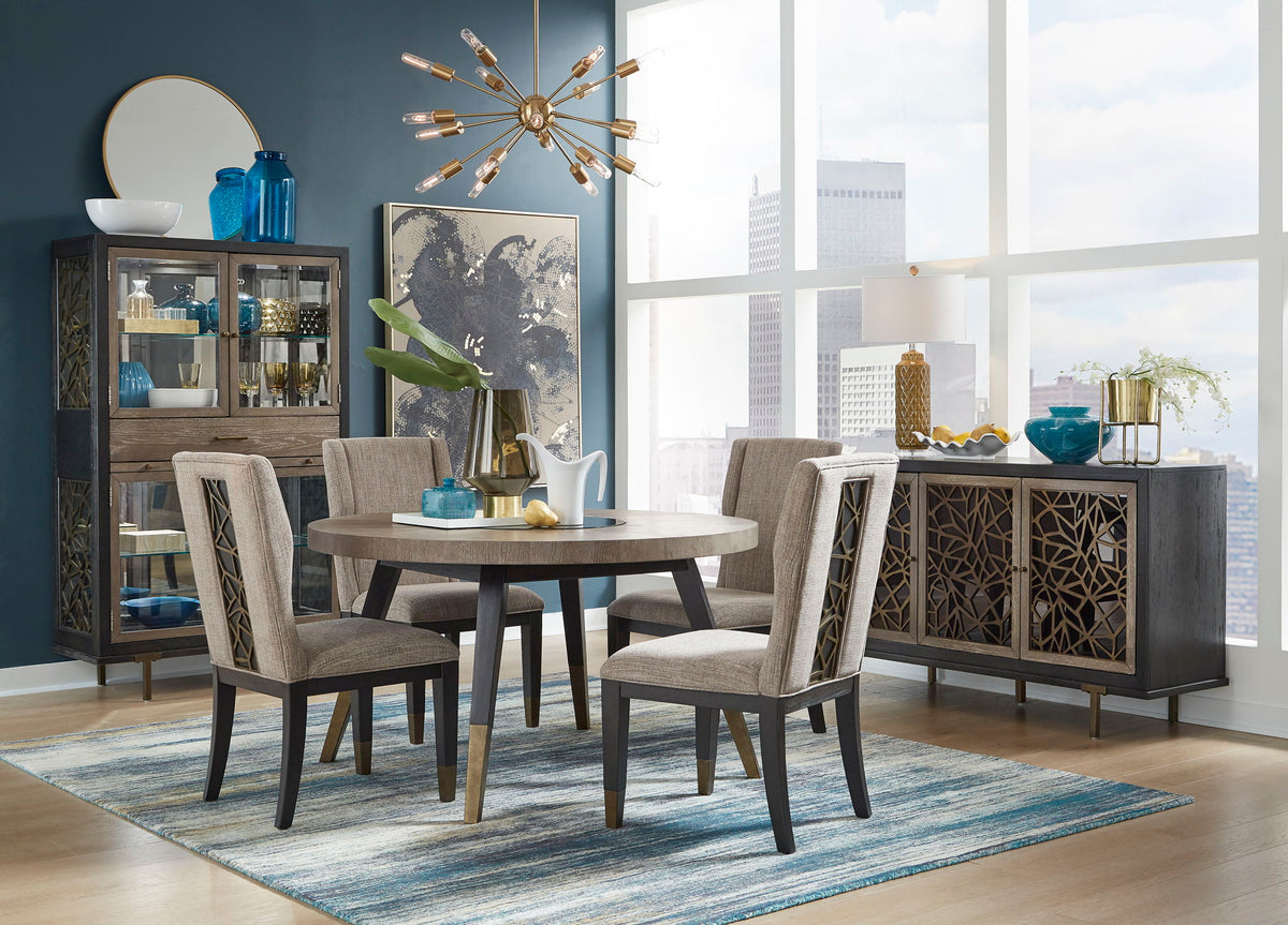 Ryker - Round Dining Table - Homestead Brown, photo 2 of 7