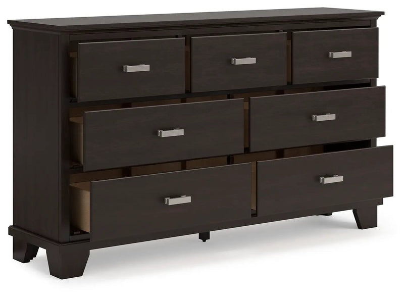 Covetown - Dresser - Dark Brown by Unique Piece Furniture