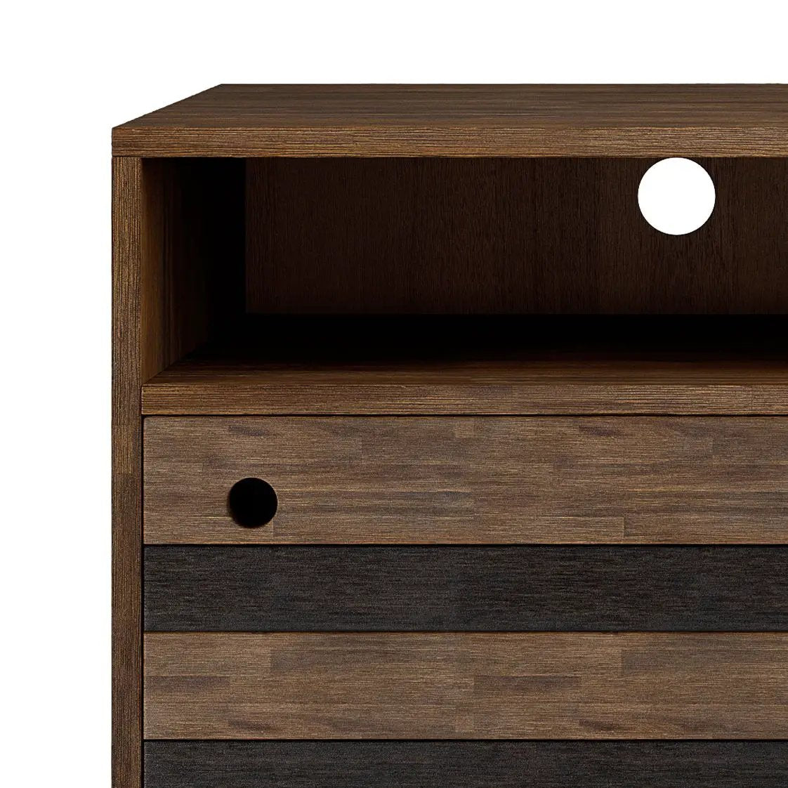 Clarkson - TV Stand - Rustic Natural Aged Brown by HouseOfZazla