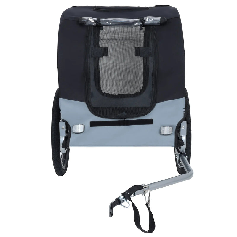 Large Folding Bike Trailer for Dogs – 66LB Capacity All-Terrain Pet Carrier by HouseOfZazla