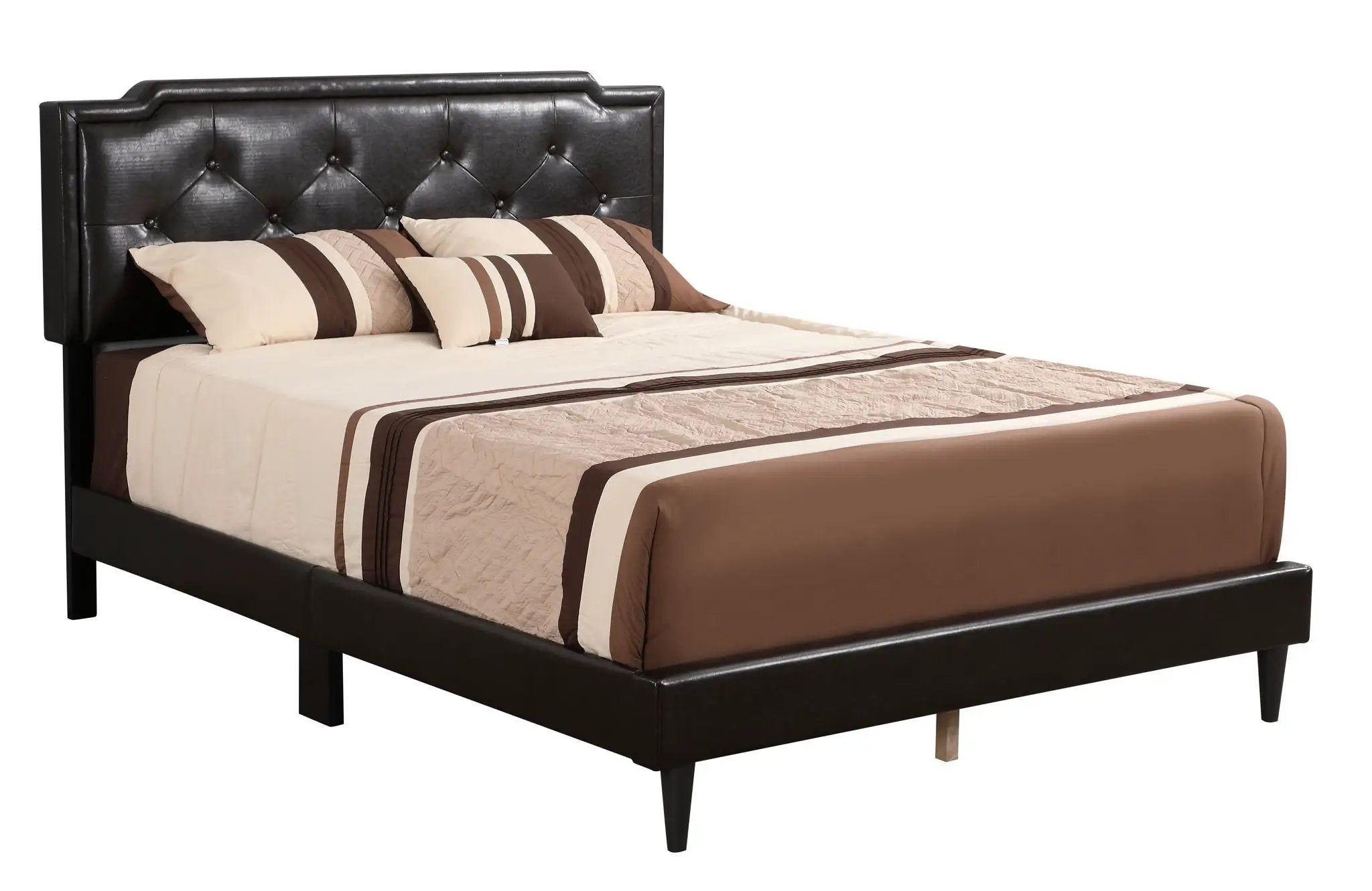 Button Tufted Bed Charming For Cozy Spaces by Unique Piece Furniture