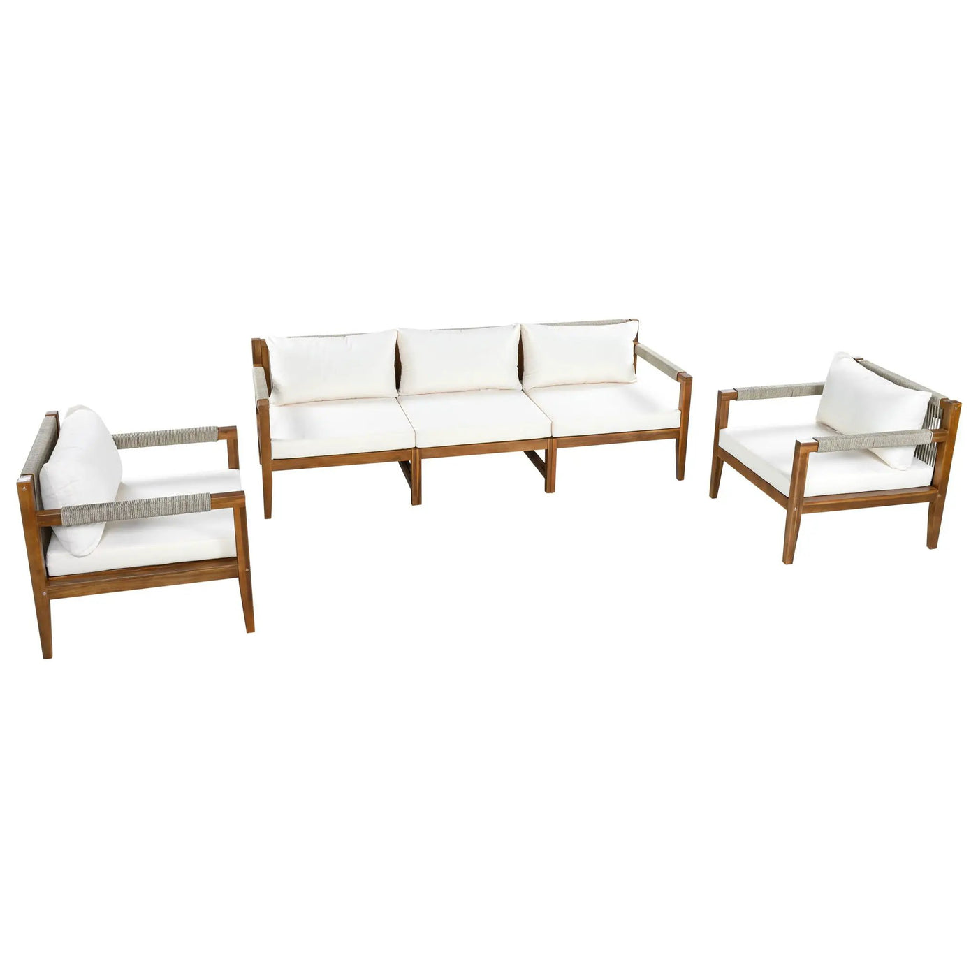 3 Piece Outdoor Sectional Sofa Set by HouseOfZazla