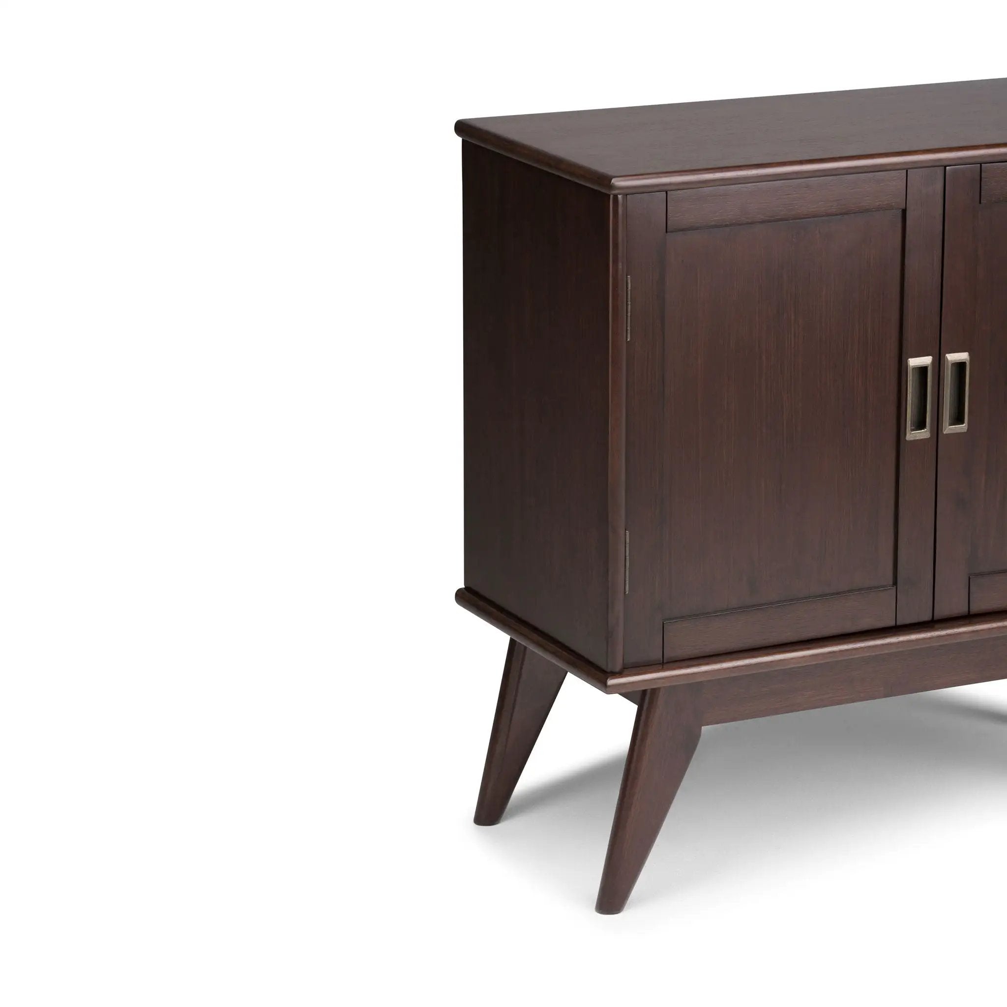 Draper - Low Storage Cabinet - Medium Auburn Brown by HouseOfZazla
