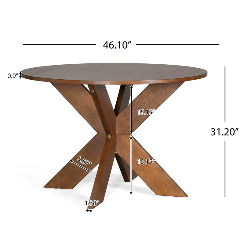 Round Dining Table Kitchen Table - Cherry by HouseOfZazla