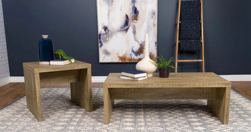 Lynette Rectangular Engineered Wood Coffee Table Mango by Unique Piece Furniture