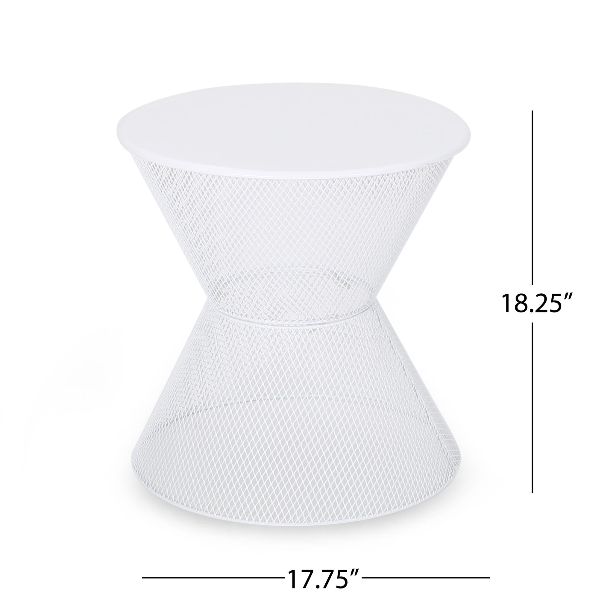 Nevada Contemporary Side Table With Design by HouseOfZazla