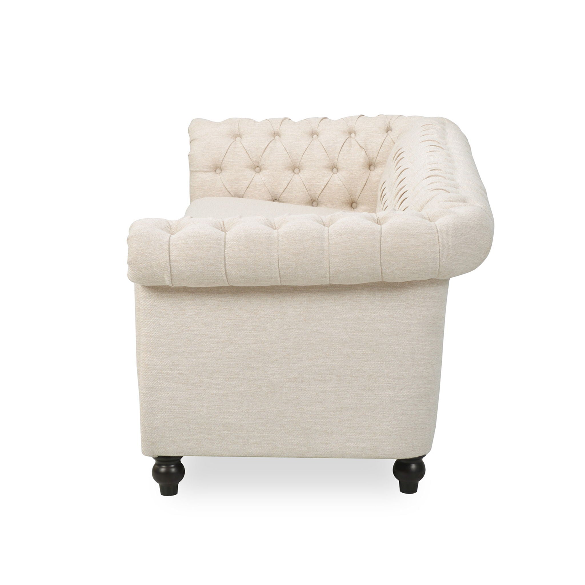 Chesterfield Style 3 Seater Sofa With Deep Button Tufting by HouseOfZazla