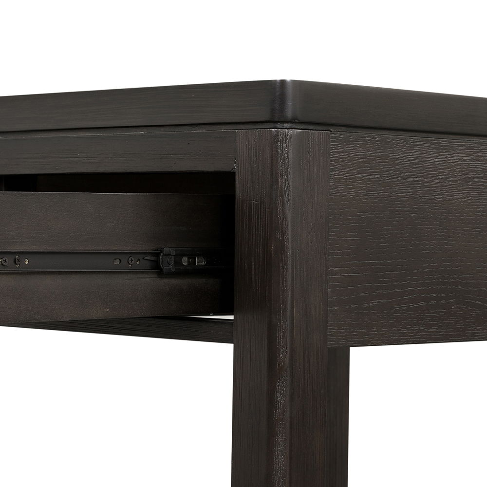 Elegant Dark Brown End Table with Storage Drawer and Shelf, photo 4 of 33
