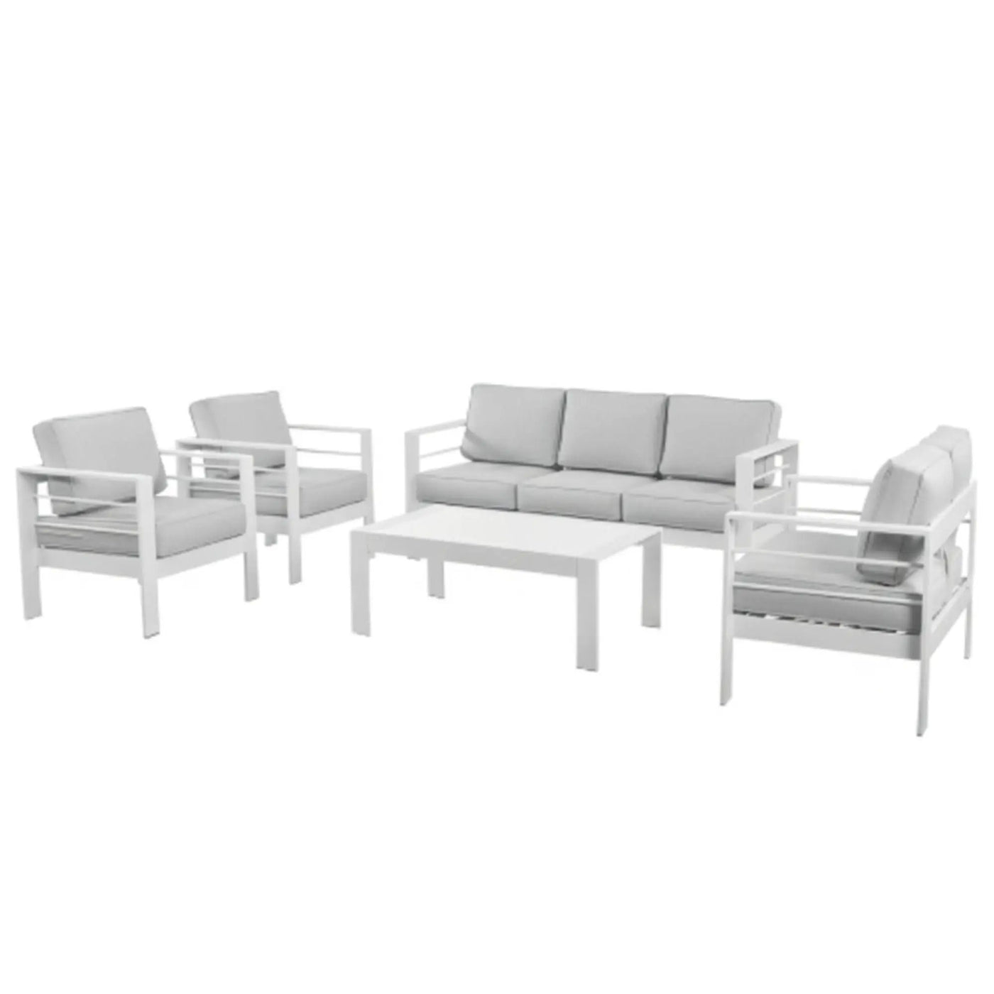 Outdoor Patio Set With All-Weather Thick Cushions by HouseOfZazla