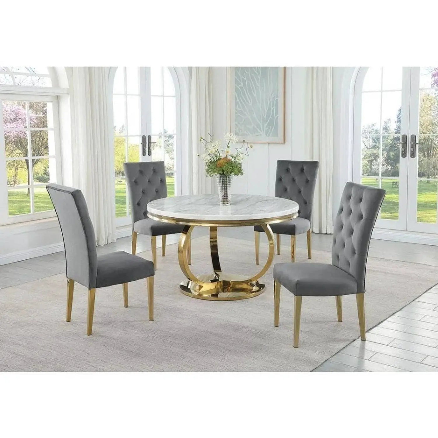 Modern Design Upholstered Dining Chair (Set of 2) by Unique Piece Furniture