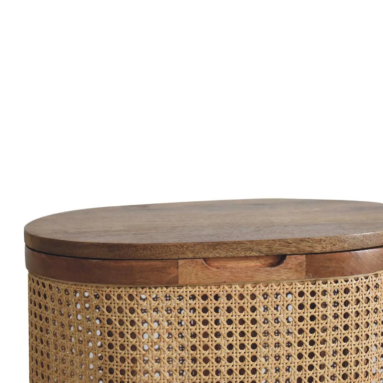 Larissa - Lid Up, Storage Stool - Oak by Unique Piece Furniture